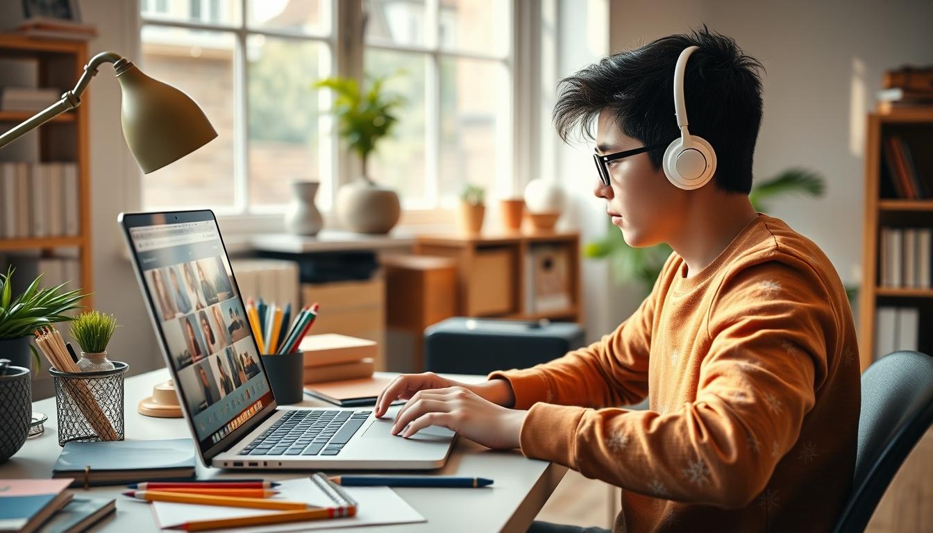 Students working in research laboratory